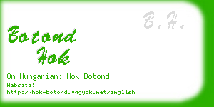 botond hok business card